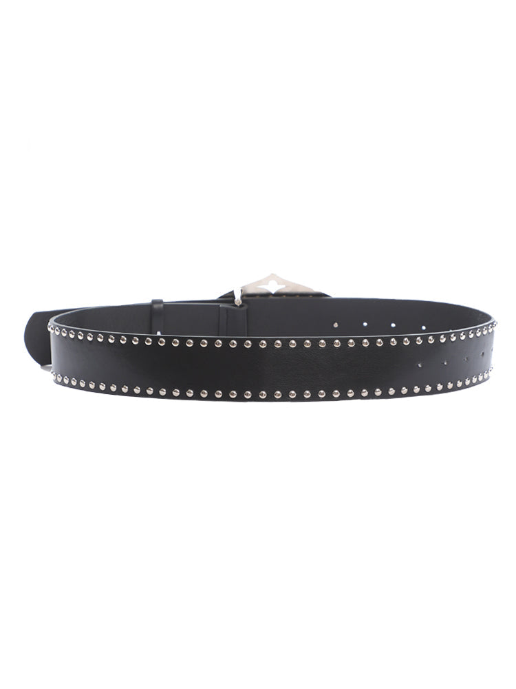 Women's Gothic Studded Wide Rivet Belt