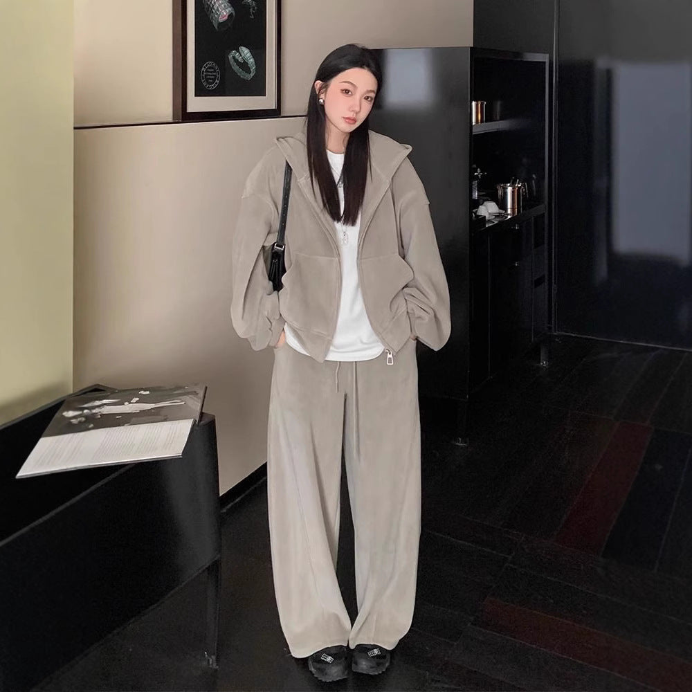 Cotton American Retro Women's Sportswear Set