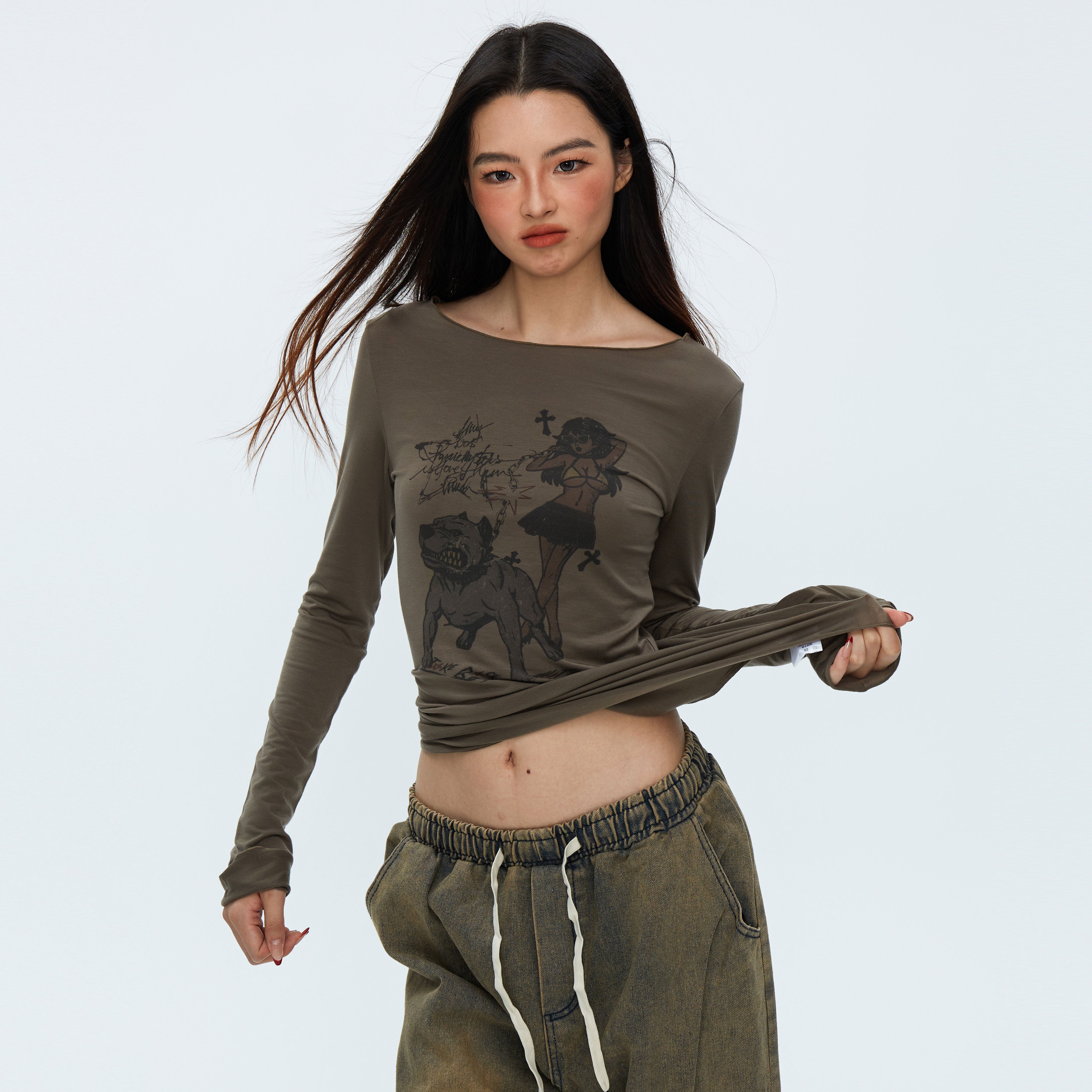 Women's Oversized Graphic T-Shirt