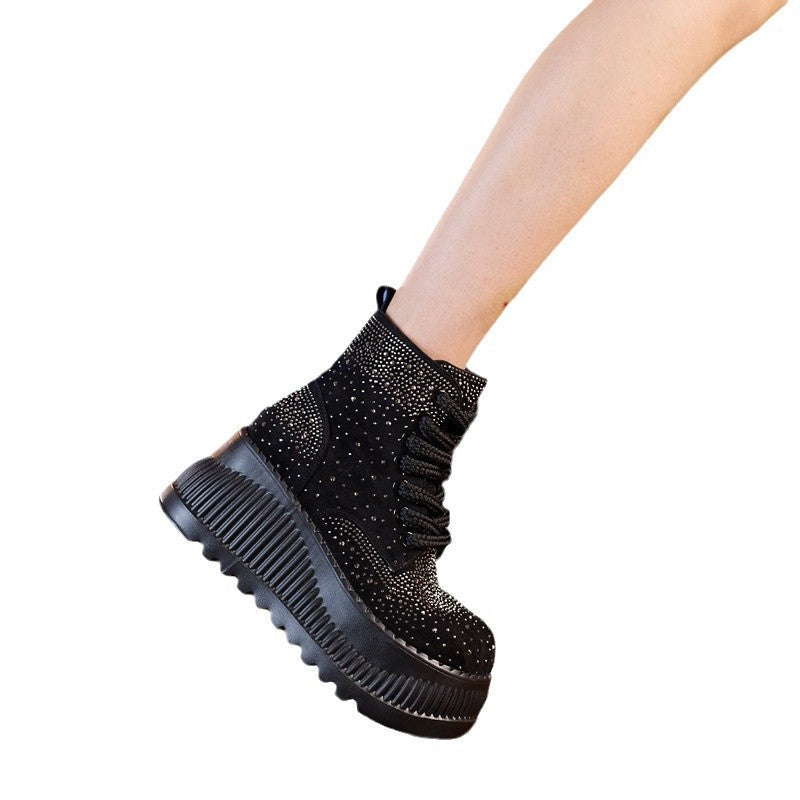 Women's Platform Thick-Soled Martin Boots