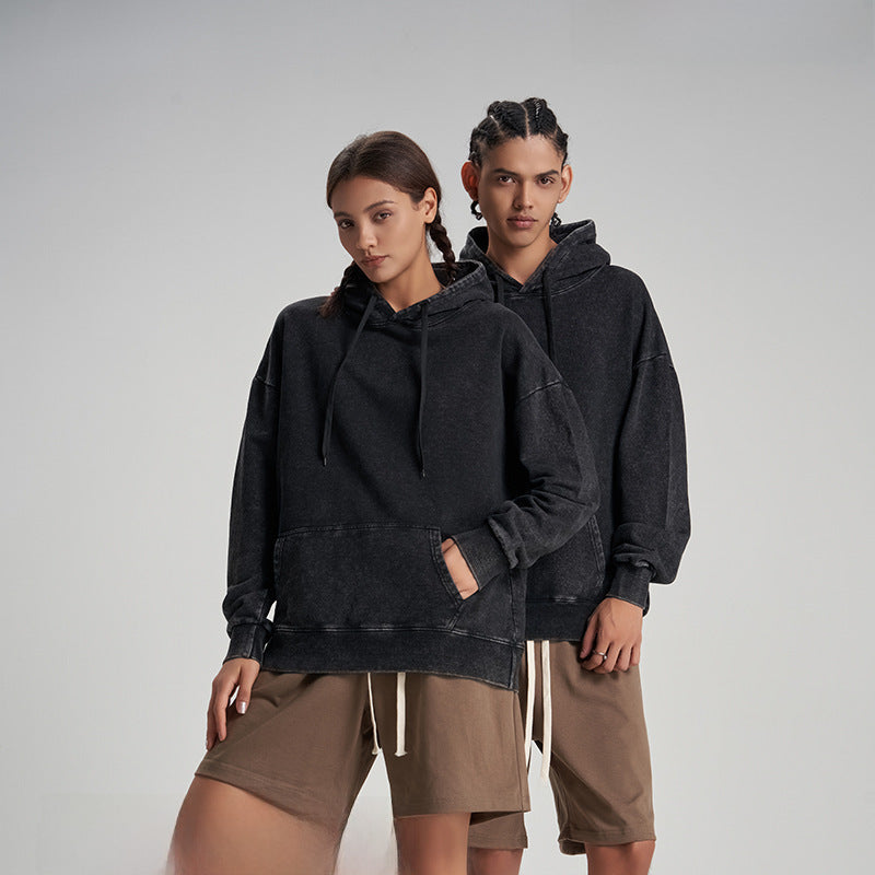 380g Heavyweight Batik Washed Terry Hoodie