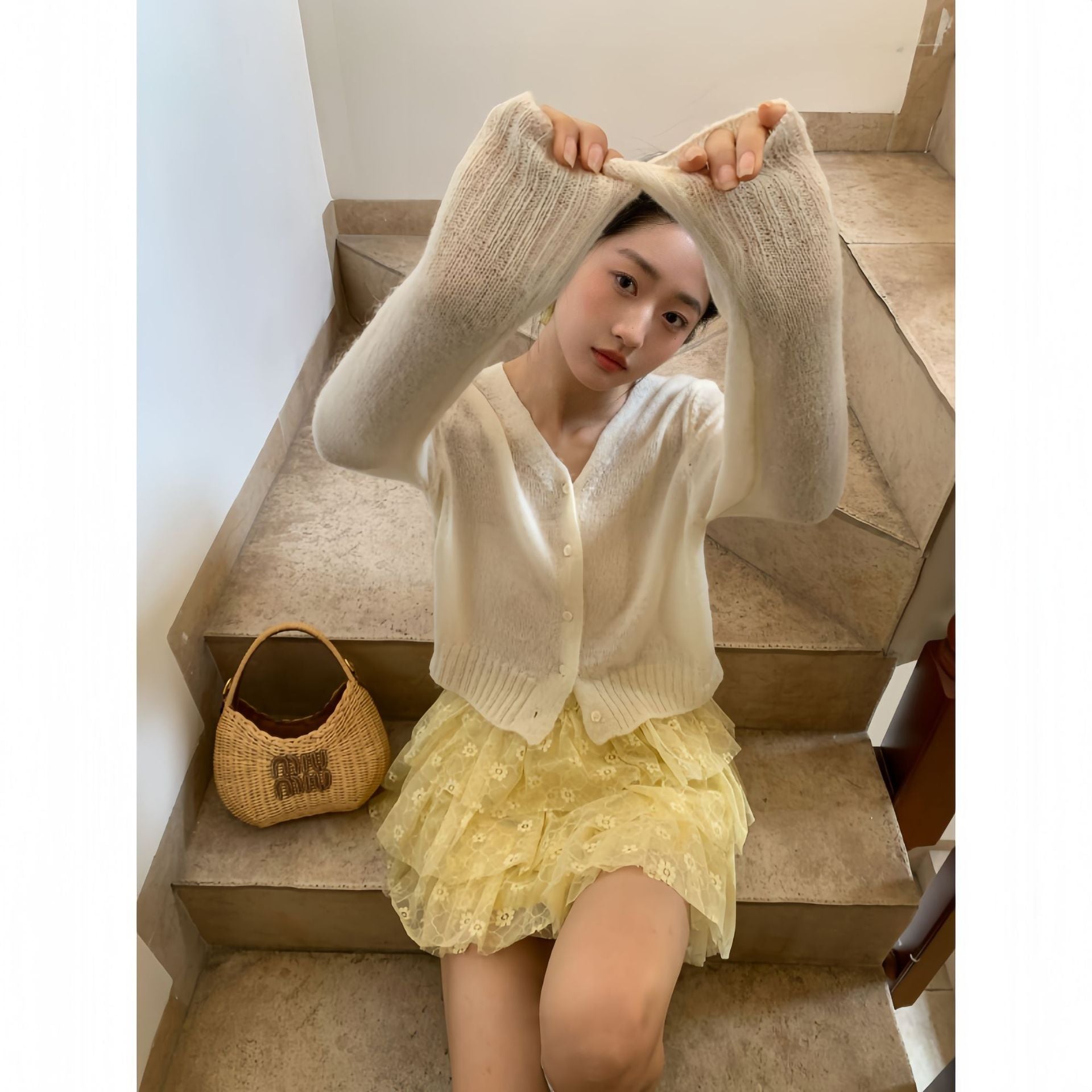 New Casual Women's Knit Cardigan