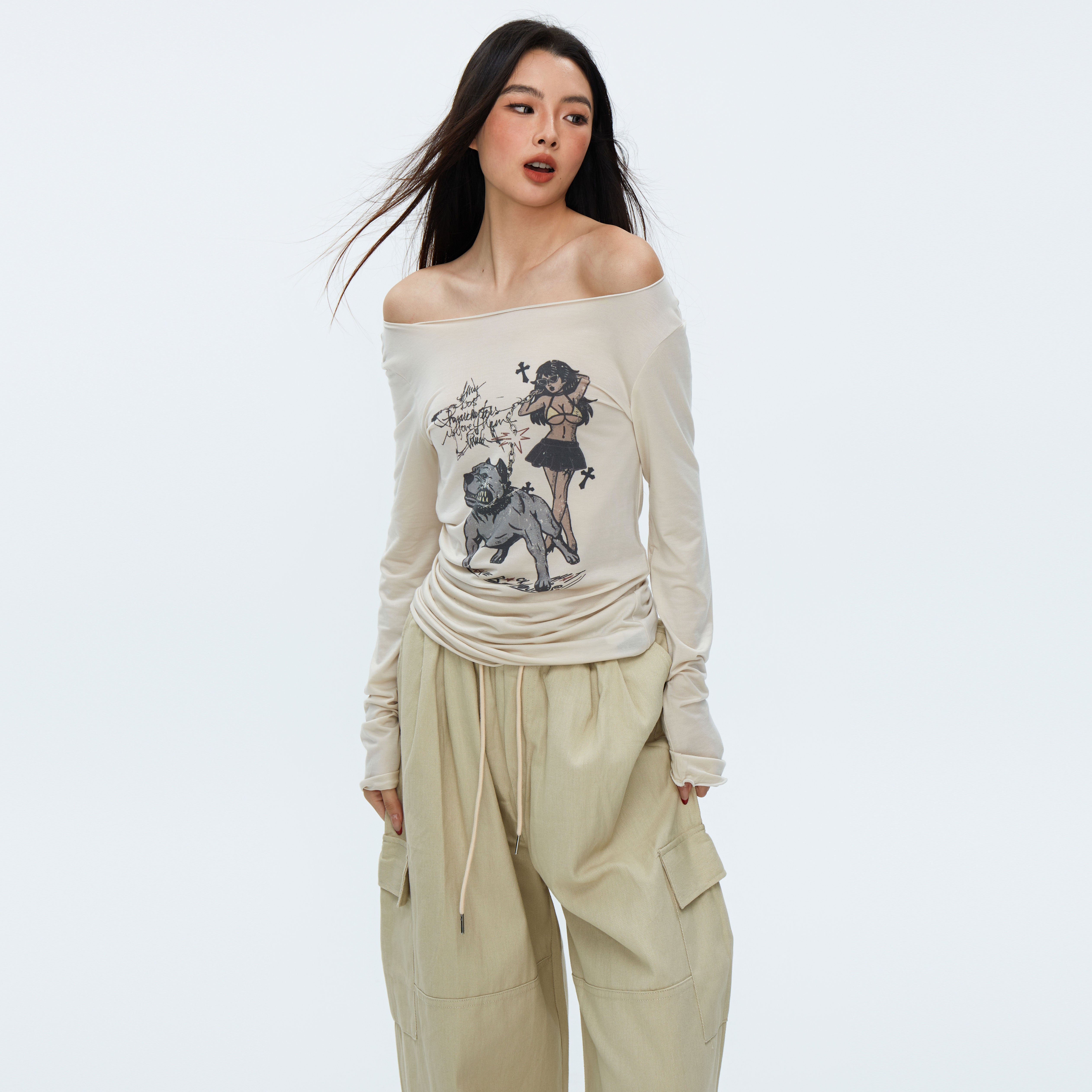 Women's Oversized Graphic T-Shirt