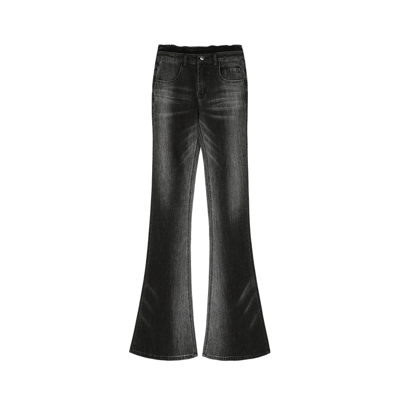 Women's High Rise Lace Stretch Summer Straight Leg Cropped Pants