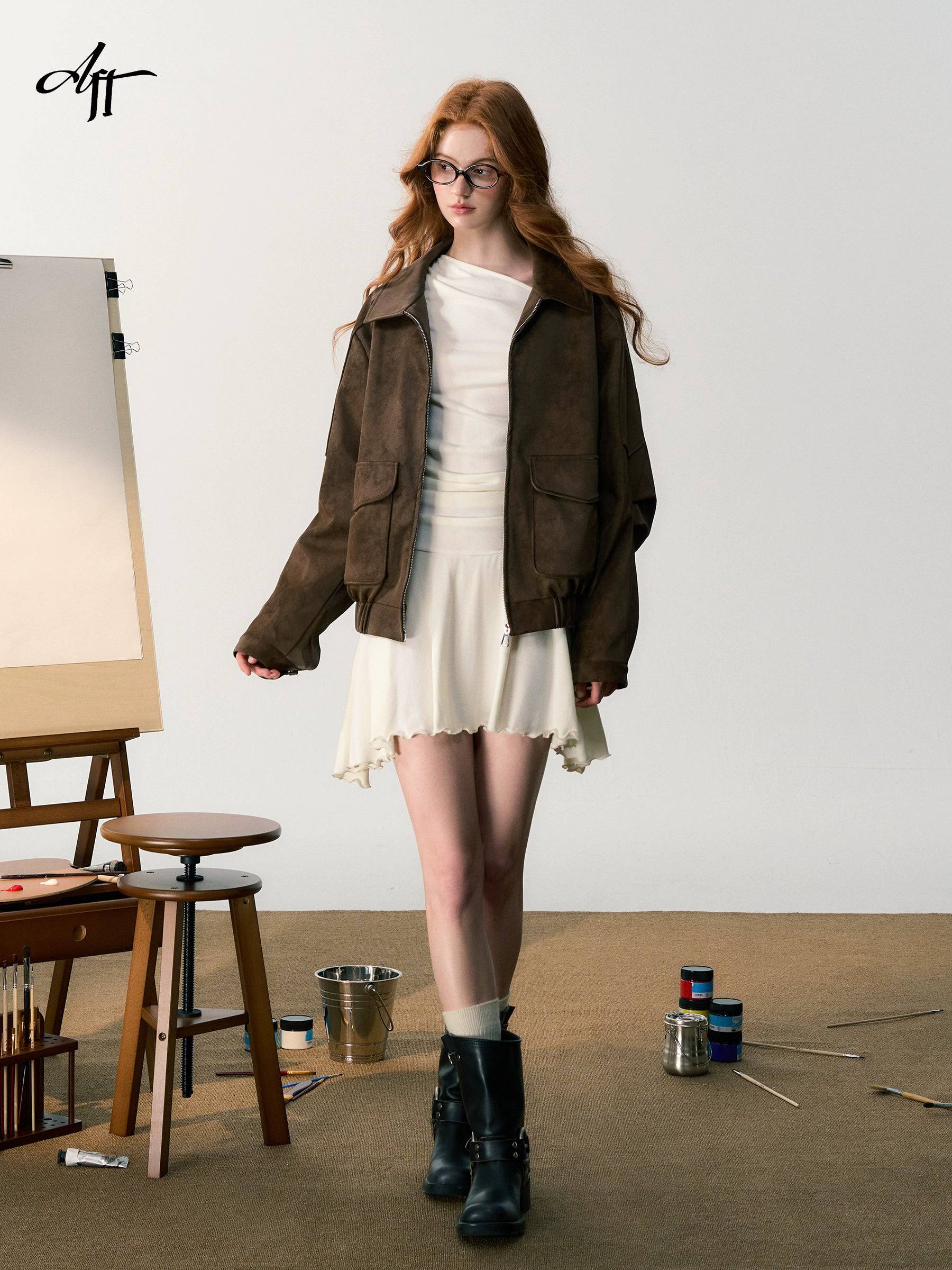 Women's Asymmetrical Shoulder Mock Neck Ribbed Knit Bodycon Dress