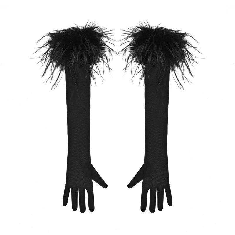 Women's Gothic Jacquard Velvet Fishtail Cheongsam Dress