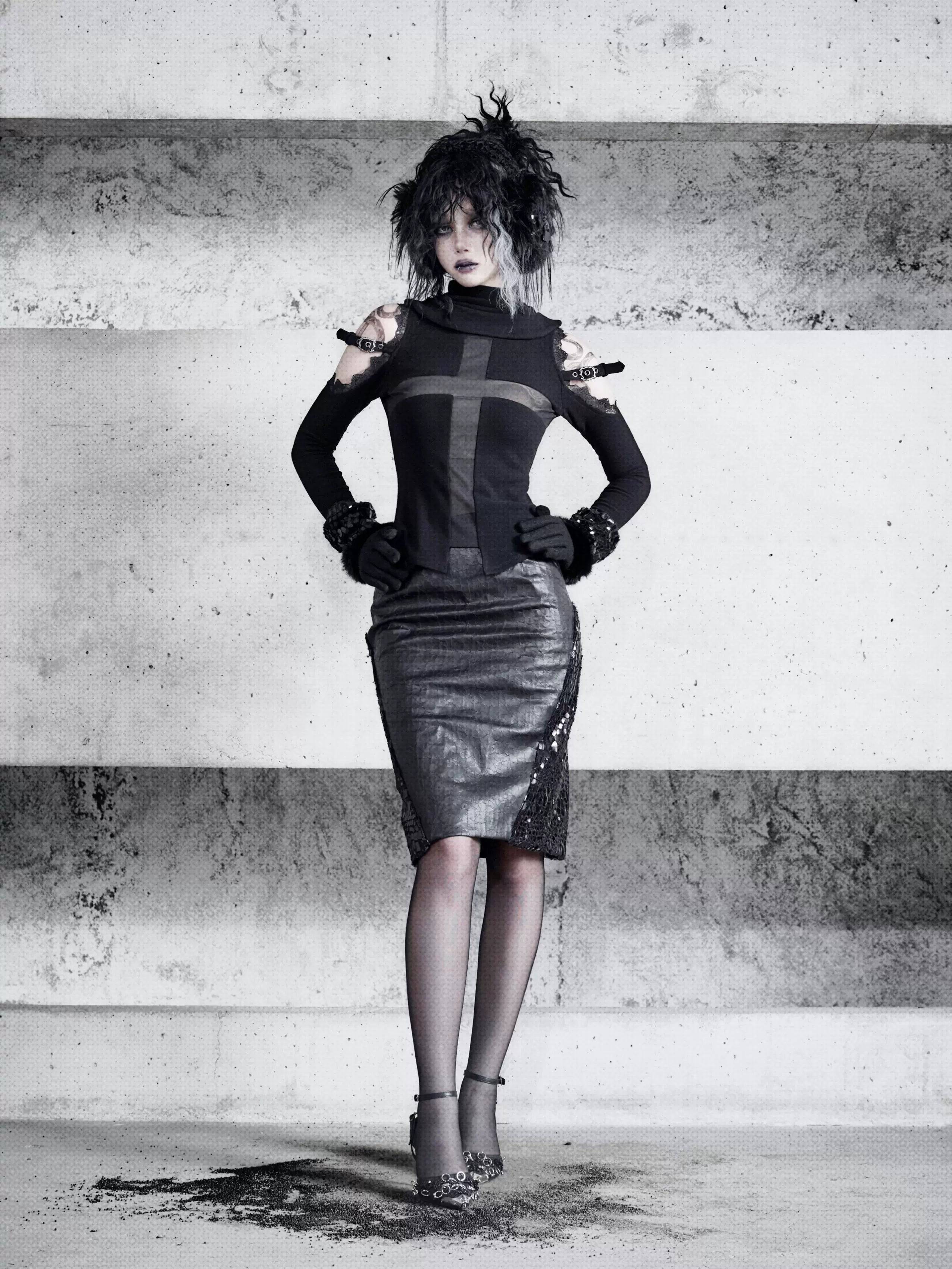 Women's Thick Cashmere Two-Wear High Neck Scarf Base Layer