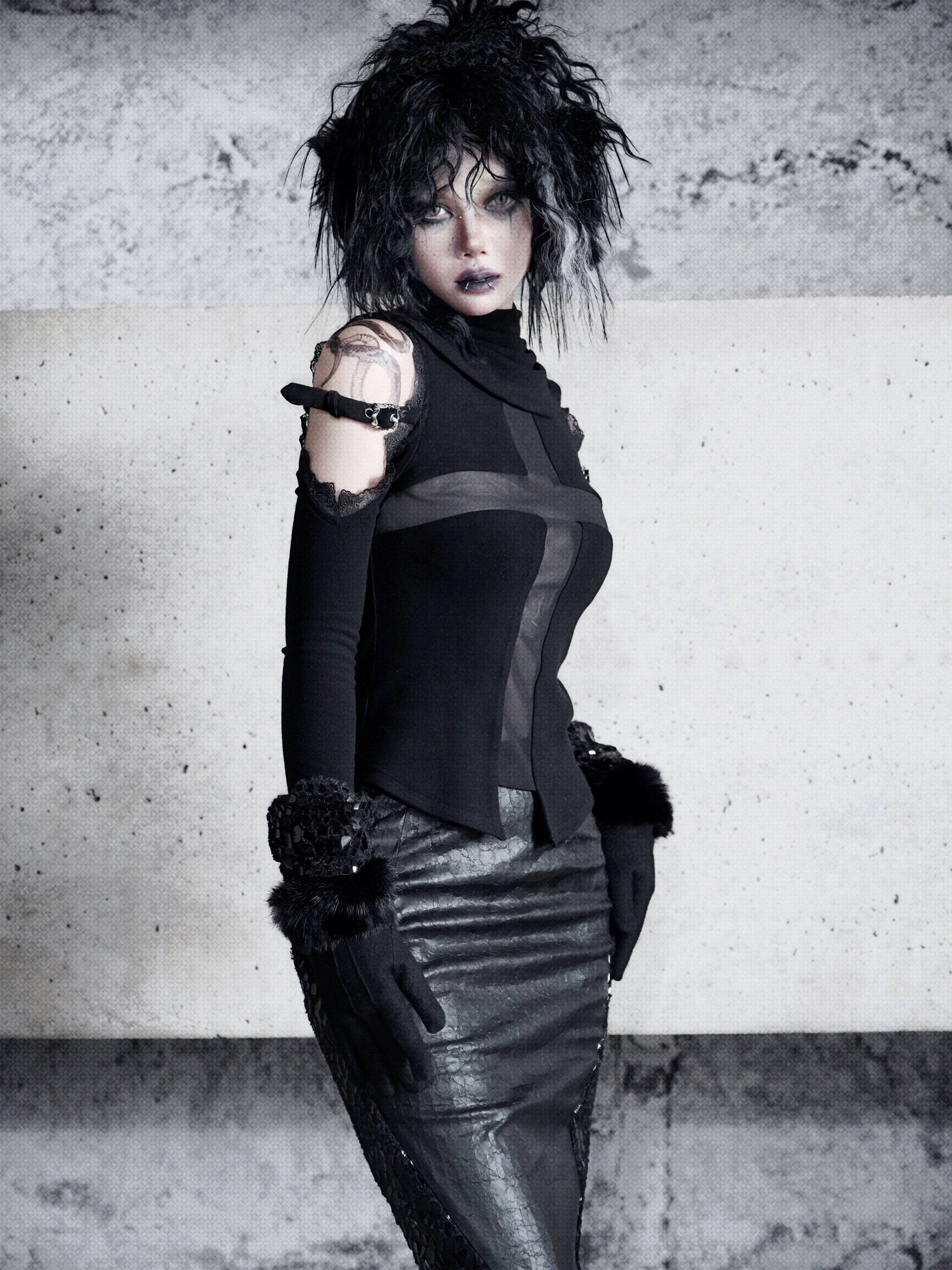 Women's Thick Cashmere Two-Wear High Neck Scarf Base Layer