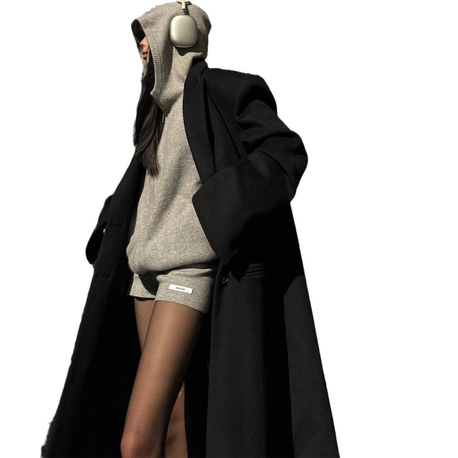 Women's Zipper Knitted Cardigan Suit