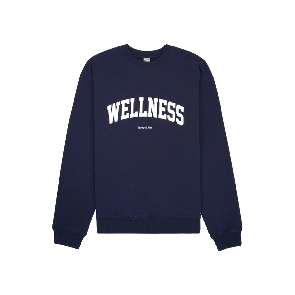 Niche Letter Wellness Print Sports Sweatshirt – Stylish Activewear