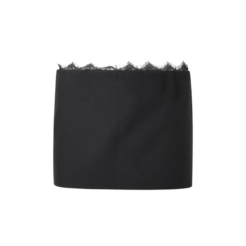 Women's Low-Waisted Lace Short Autumn Skirt