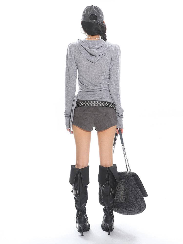 Women's Strappy Cinched Waist Cross Print T-Shirt