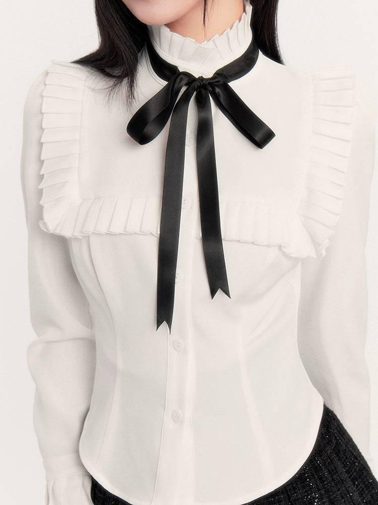 Women's Autumn Pleated Skirt and Jacket Set