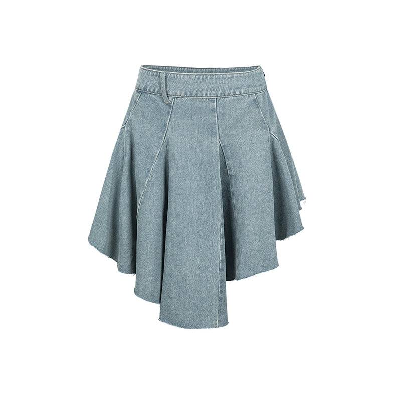 Women's Irregular Hem Short Skirt