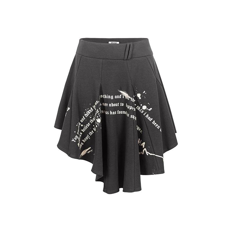 Women's Irregular Hem Short Skirt