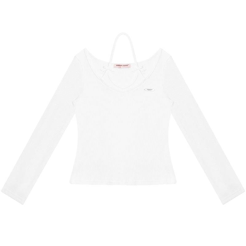 Women's Halterneck Long Sleeve T-Shirt